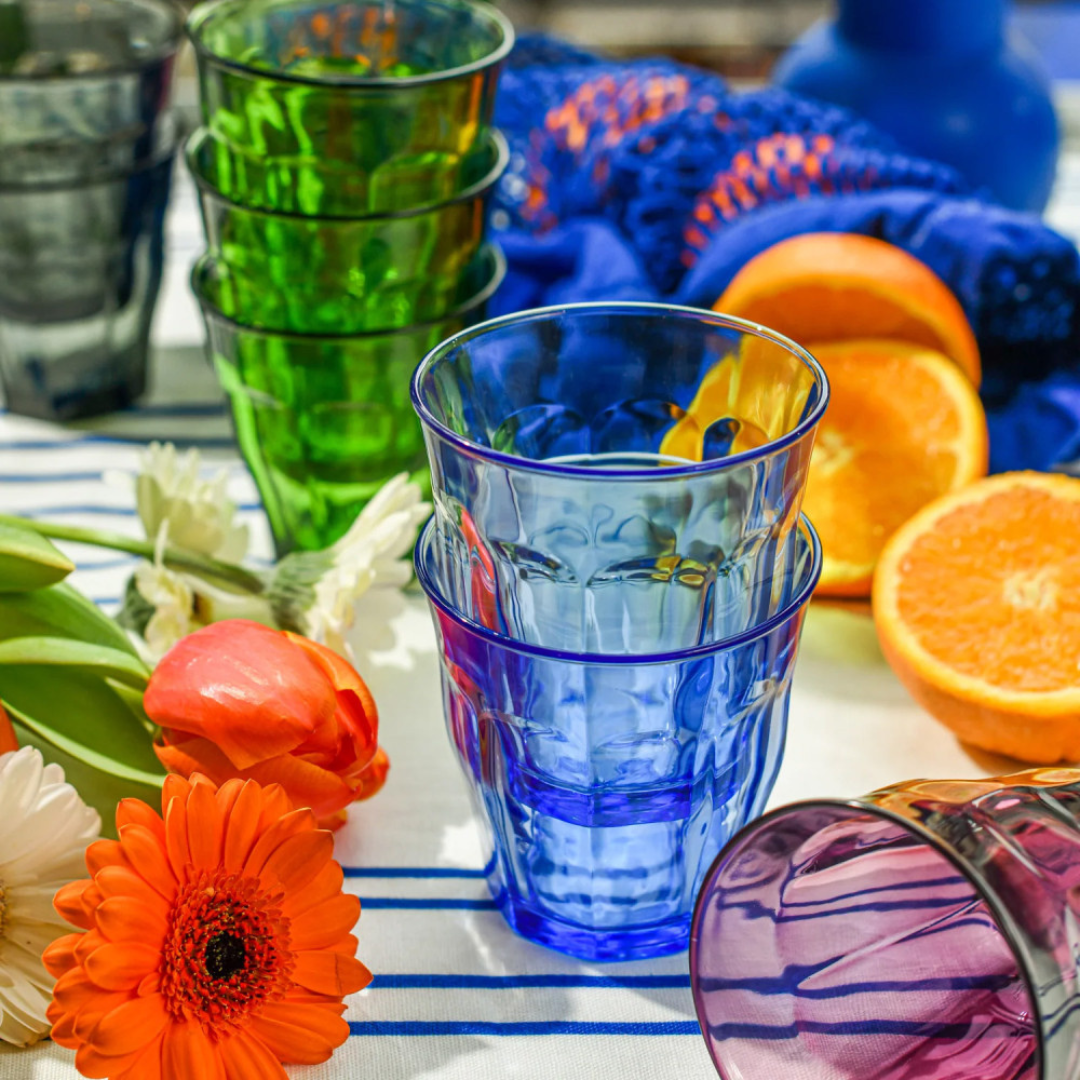 Clémentine Boutique - Wholesale Drinking Glass/Cup - Picardie Colors Mixed Tumblers 25cl x41