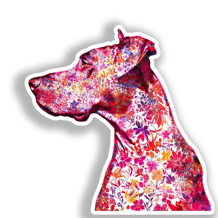 Great Dane Dog Decal Sticker # A019471 for wholesale by Yoonek Graphics