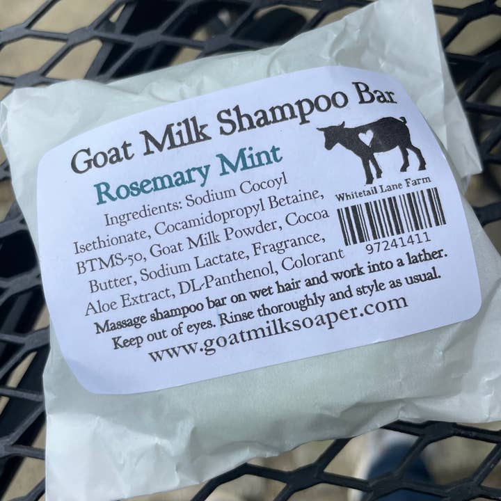 Whitetail Lane Farm Goat Milk Soap - Vente Disques de shampoing/shampoings solides - Barre de shampoing solide au lait de chèvre3