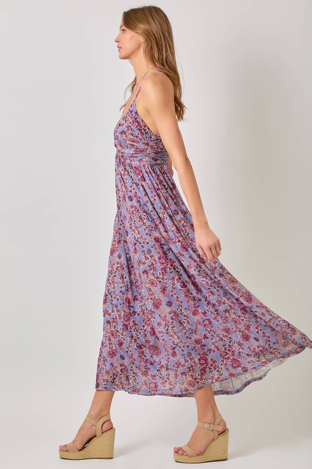 Mystree - Vendita all'ingrosso Vestito - Donna - 60646 Abito in Rete con Pieghe e Schiena Incrociata15