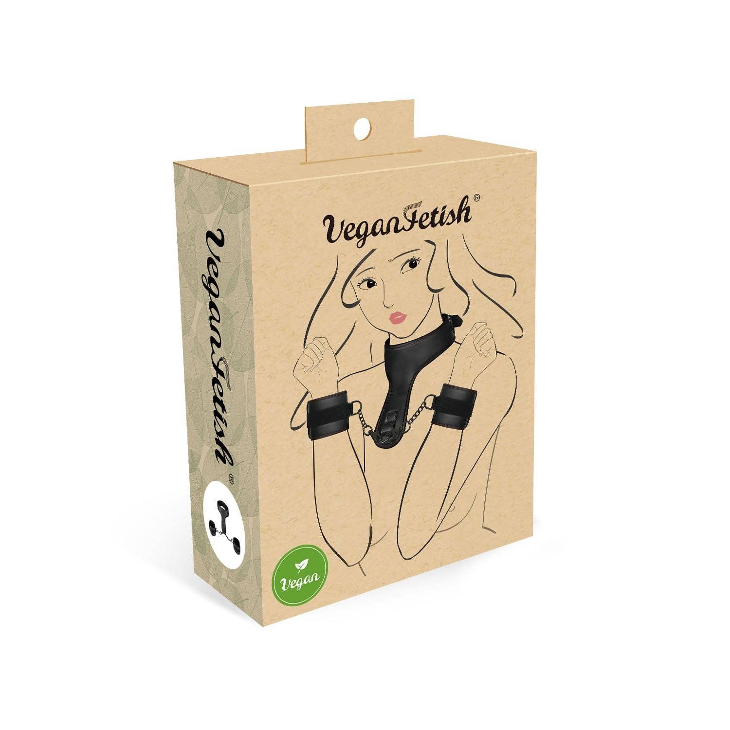 Liebe Seele - Wholesale Sex Toy - Vegan Fetish Wrist To Collar Restaint Set1