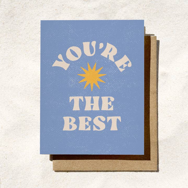 You're The Best Card | Thank You Card | Fall Card for wholesale by Daydream Prints