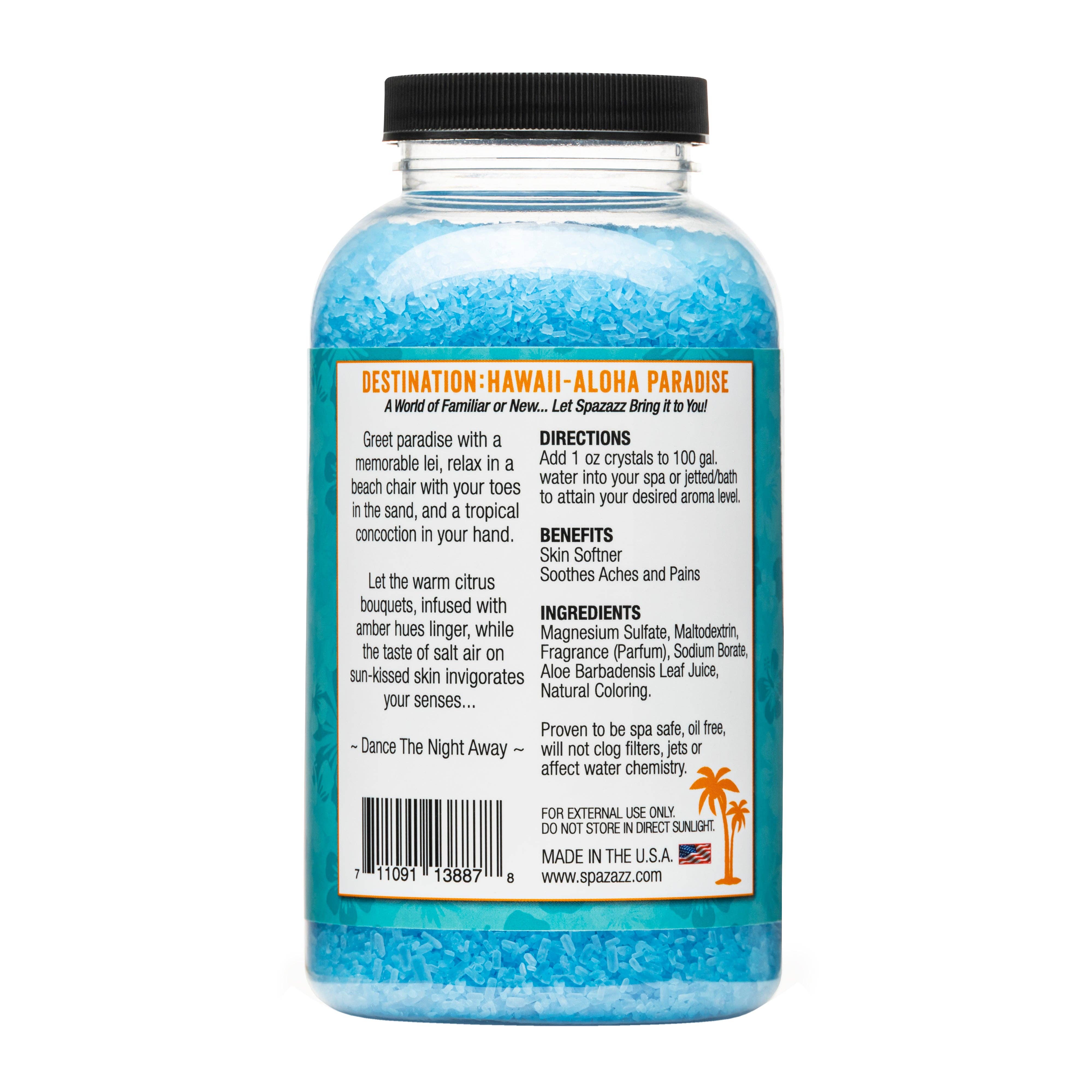 Spazazz - Wholesale Bath Salts - Aloha Paradise - Hawaii2
