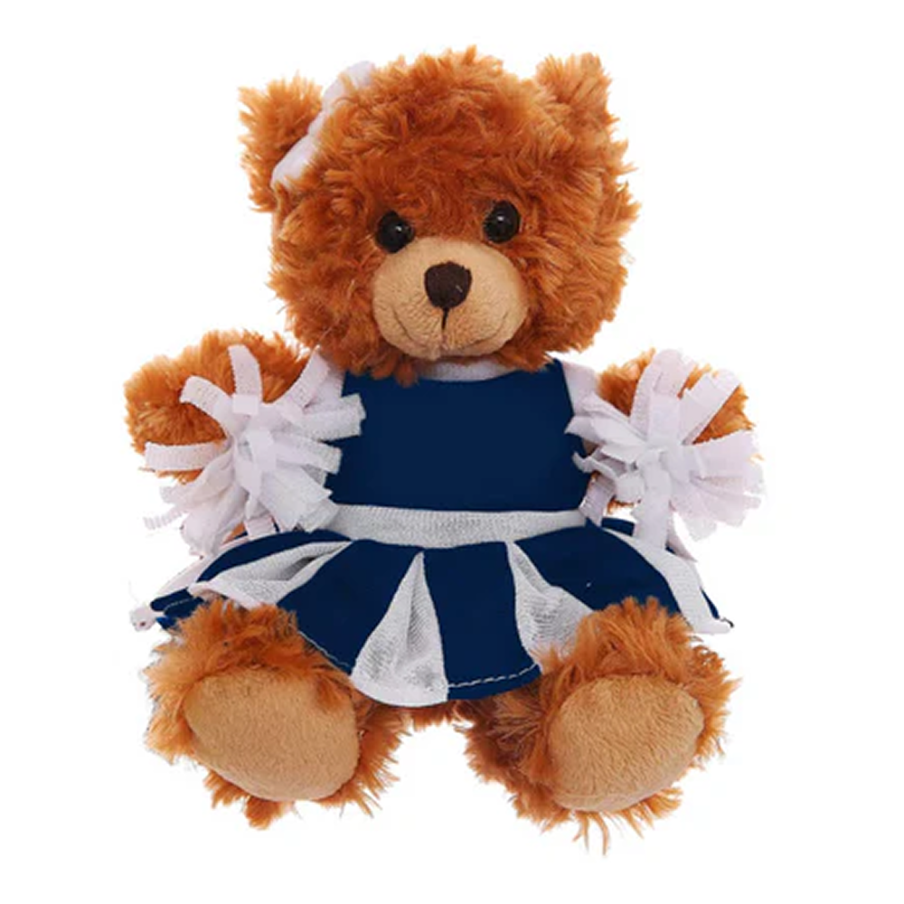 Plushland - Wholesale Stuffed/Plush Toy - Kids & Baby - 6″ Brown Sitting Bear in Cheerleader Outfit | Soft Bear 7