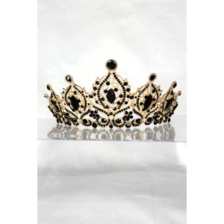 Chicas - Wholesale Tiara - Women's - One Size Fits All Tiara With Jewels HT933