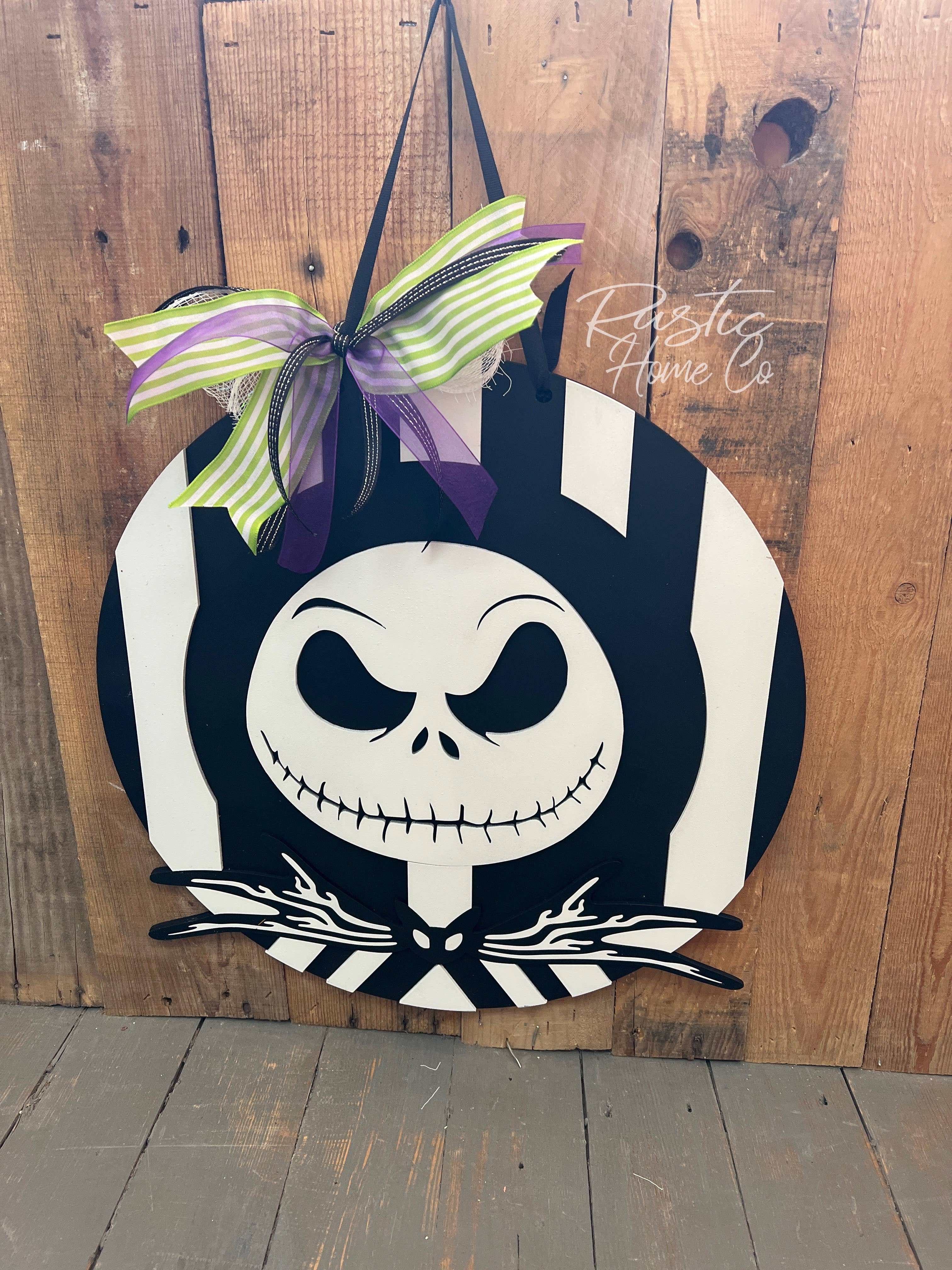 Rustic Home Co LLC – wholesale Dörrhängare – Jack Skellington Halloween-dörrhängare från Nightmare Before Xmas5