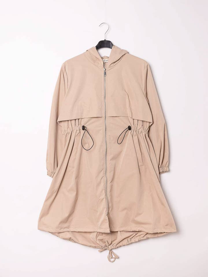 Pépouz' Paris - Wholesale Parka - Women's - Long hooded parka with adjustable drawstrings5