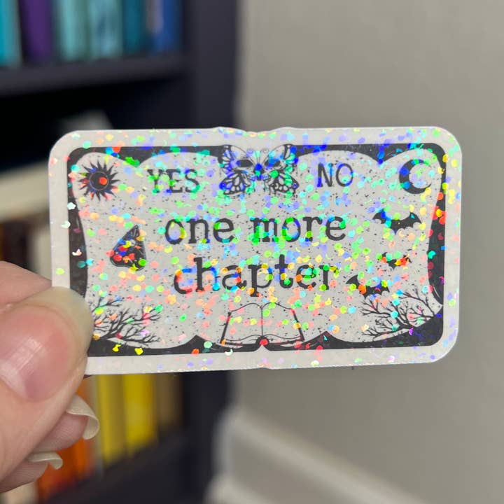 Ouija Board One More Chapter Holographic Sticker for wholesale by FatedFiction