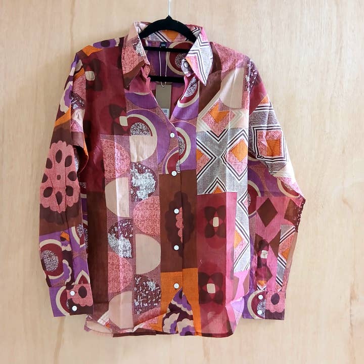 Ren bomull konstnärligt tryck rosa - 65954 för wholesale av Cinnamon Creations