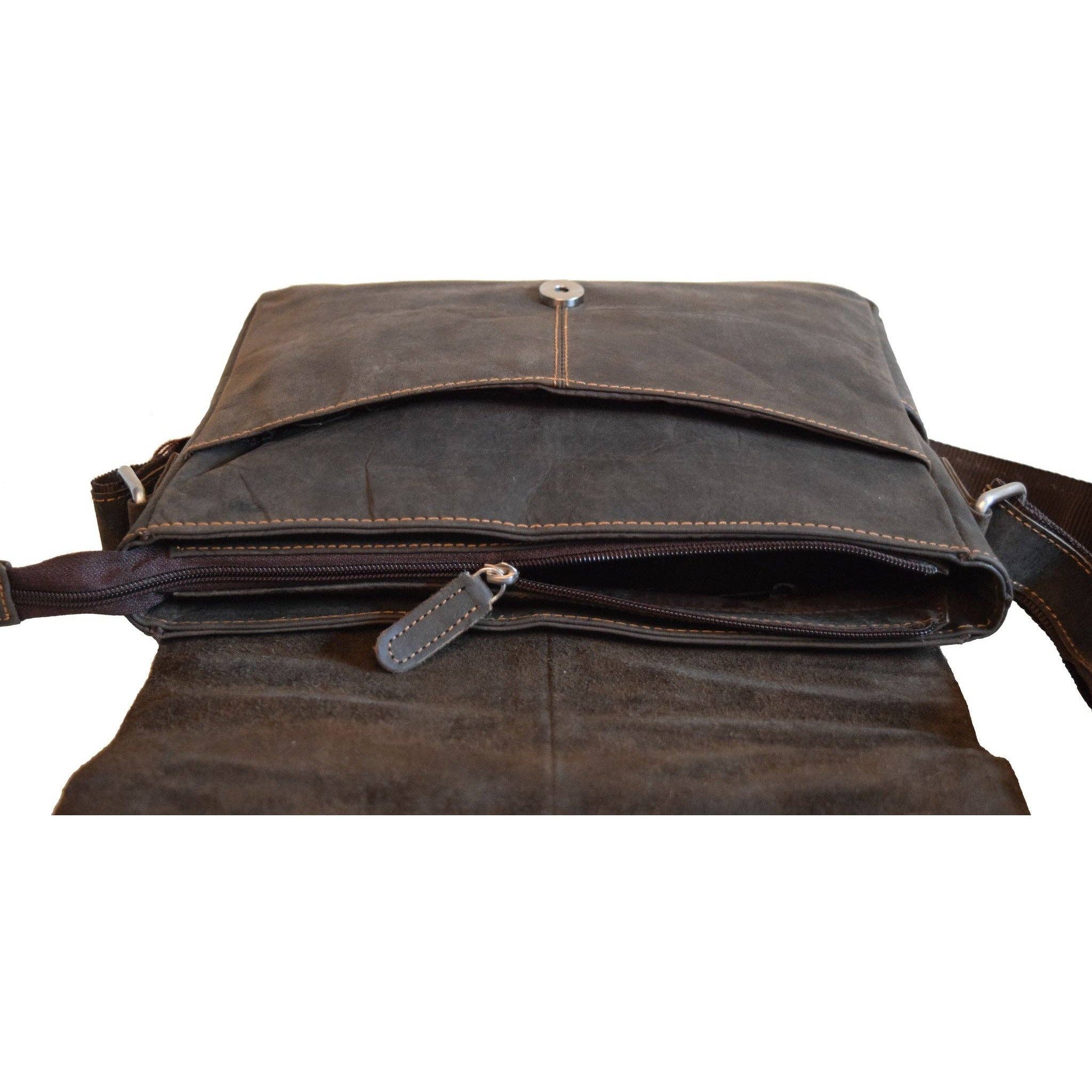 Greenwood Leather - Wholesale Messenger Bag - Unisex - Smart Messenger Steven 13" - GW1155