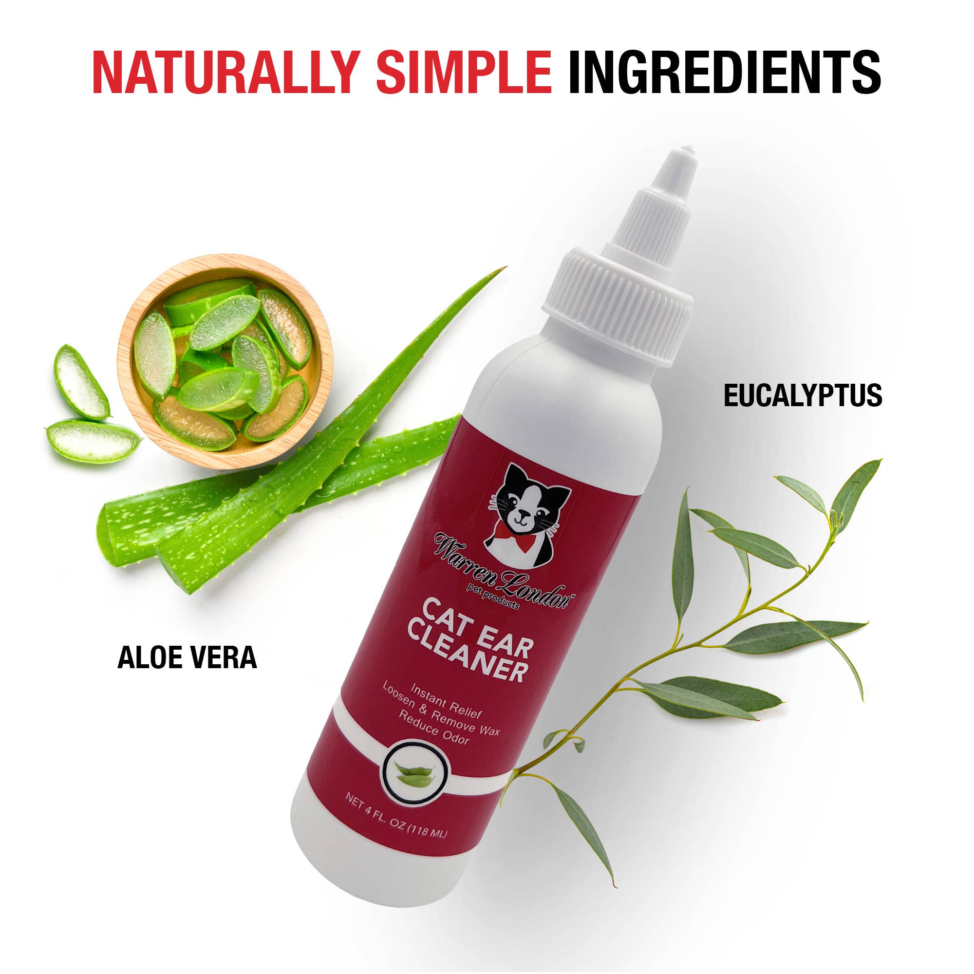 Warren London Dog Products - Wholesale Pet Cleaning Supplies - Cat Ear Cleaner2