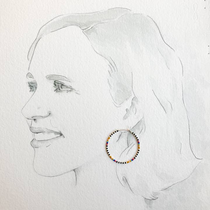 Jules + Leo - Wholesale Hoop Earrings - the big top hoops2