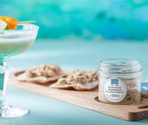 Superproducteur - Wholesale Fish/Seafood - Mackerel Rillettes with Organic Mustard 90g1