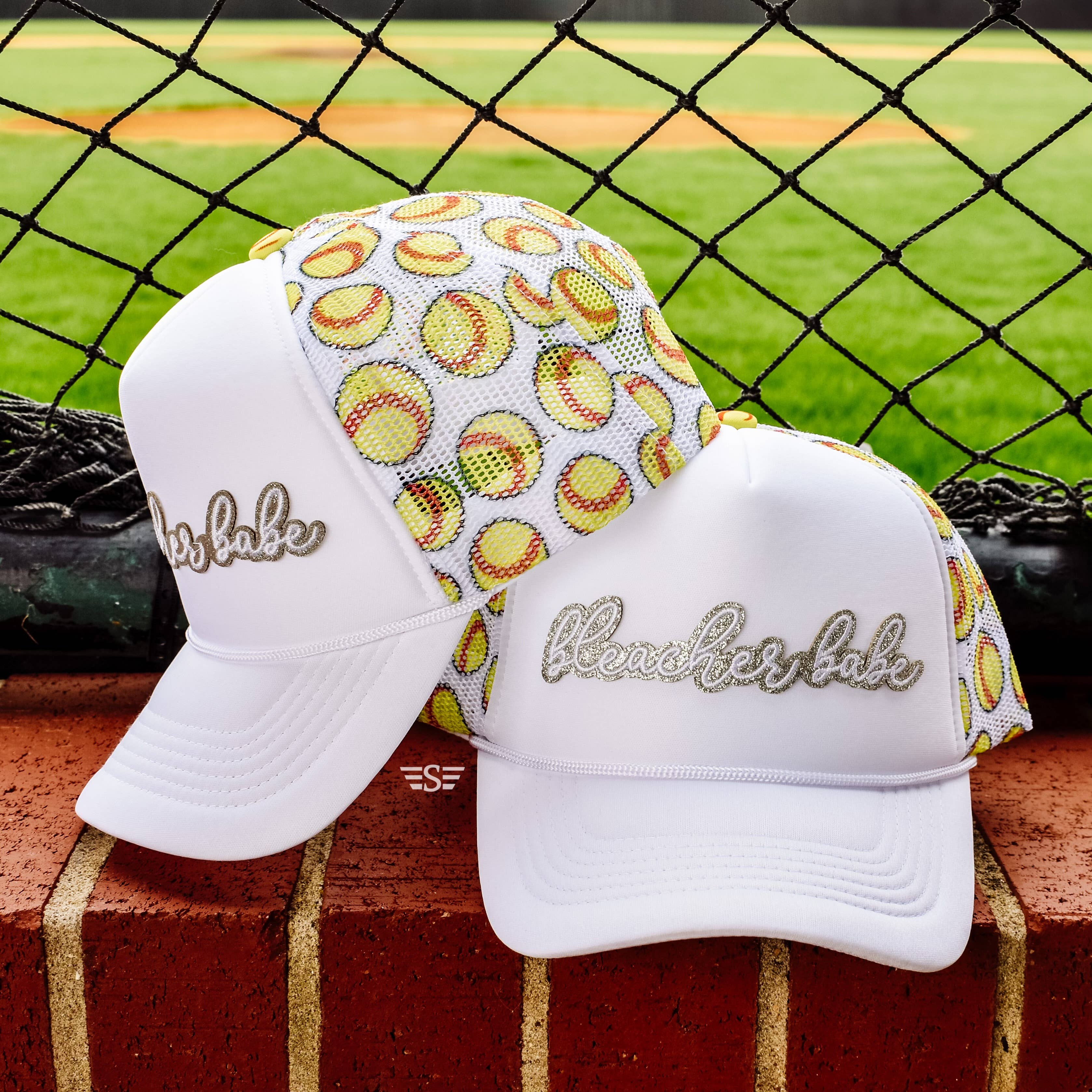 Flying S Company - Wholesale Baseball Cap - Women's - Bleacher Babe Printed Mesh Sport Trucker Cap6