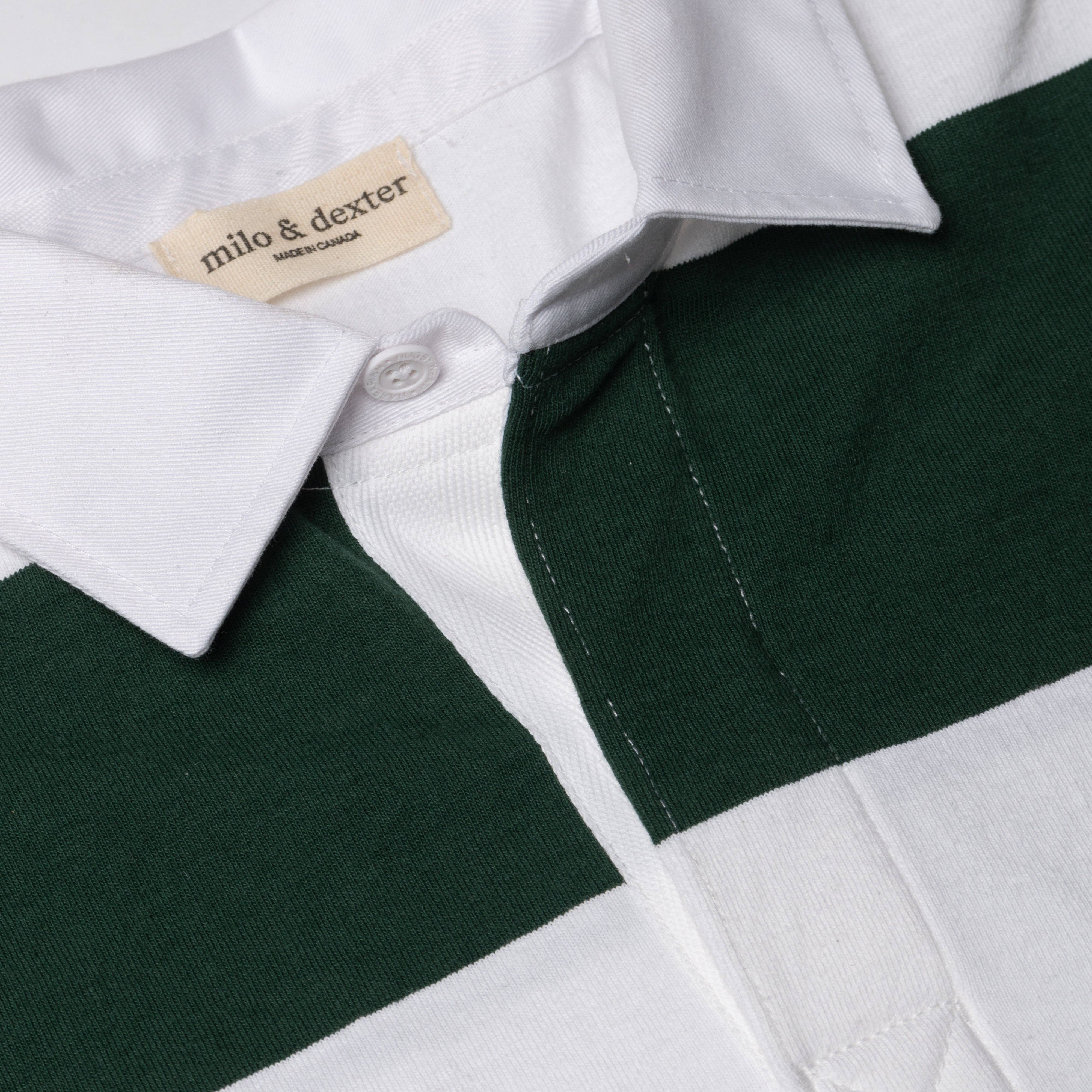 Milo & Dexter - Wholesale Polo - Men's - Striped Rugby Shirt2