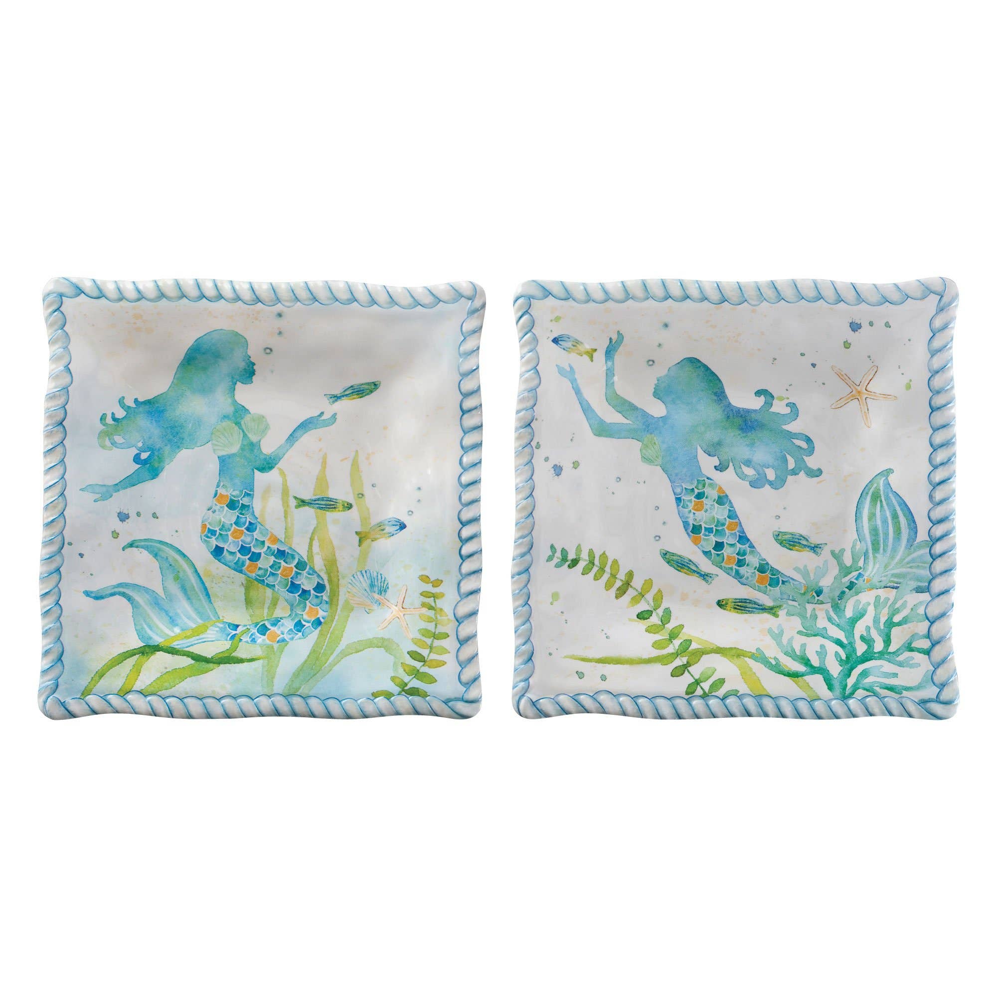 Supreme Housewares - Wholesale Dinner Plate - Mermaid 6" Melamine Plate2