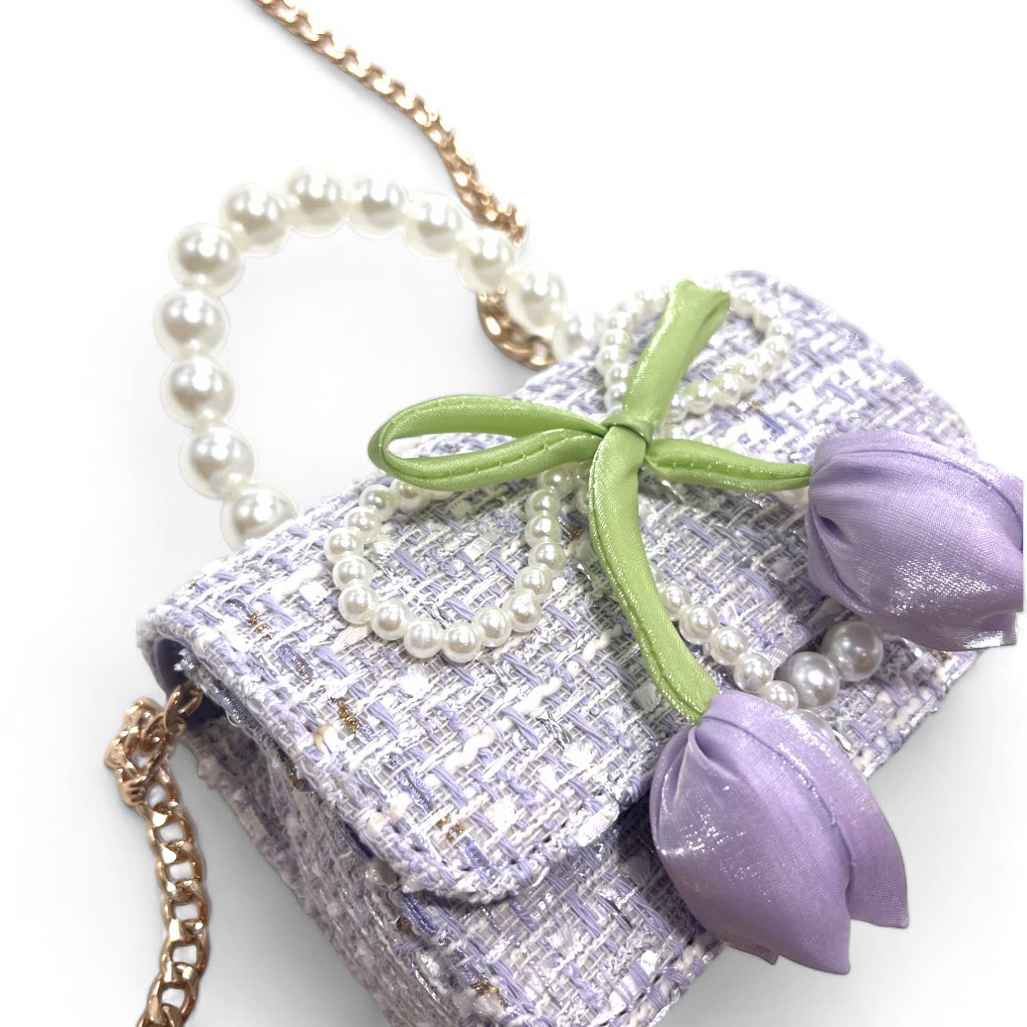 Doe a Dear - Venta al por mayor Accesorio para monedero/bolso - Niños - B1368 Monedero de tweed Lily & Bow (2 colores)10