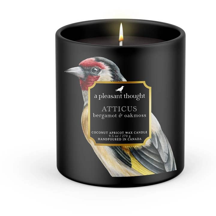 A Pleasant Thought - Wholesale Jar/Filled Candle - ATTICUS | BERGAMOT & OAKMOSS | RAVEN CANDLE