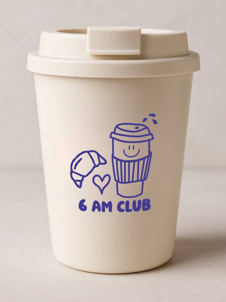 Copo de café para levar Clube das 6 da manhã por atacado de Liliput