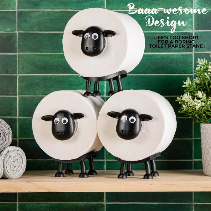 VIGOR - Wholesale Toilet Paper Holder - Funny Toilet Paper Holder Free Standing Bathroom Set