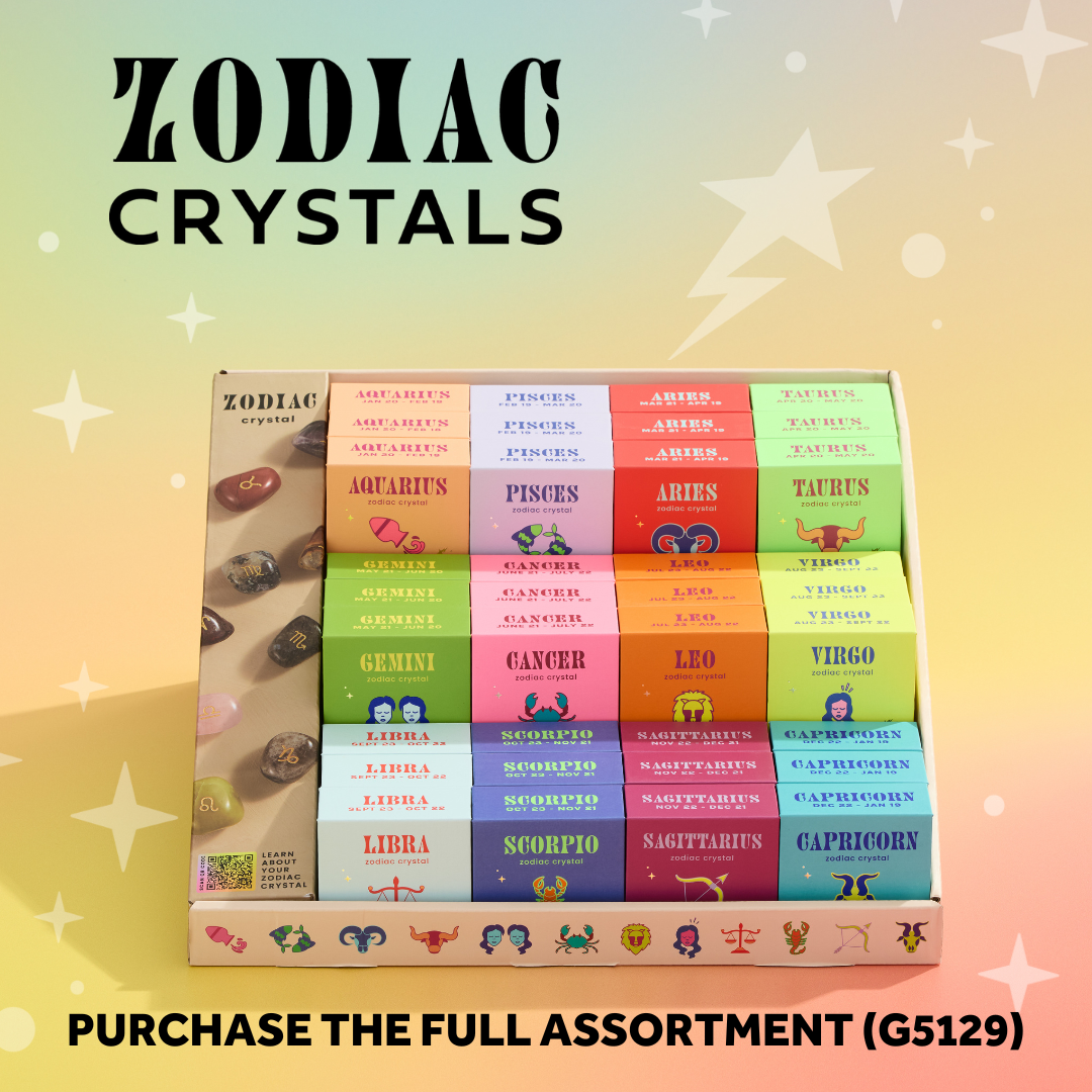 GeoCentral – wholesale Spiritual stone/crystal – Libra Boxed Zodiac Crystal – Rose Quartz2