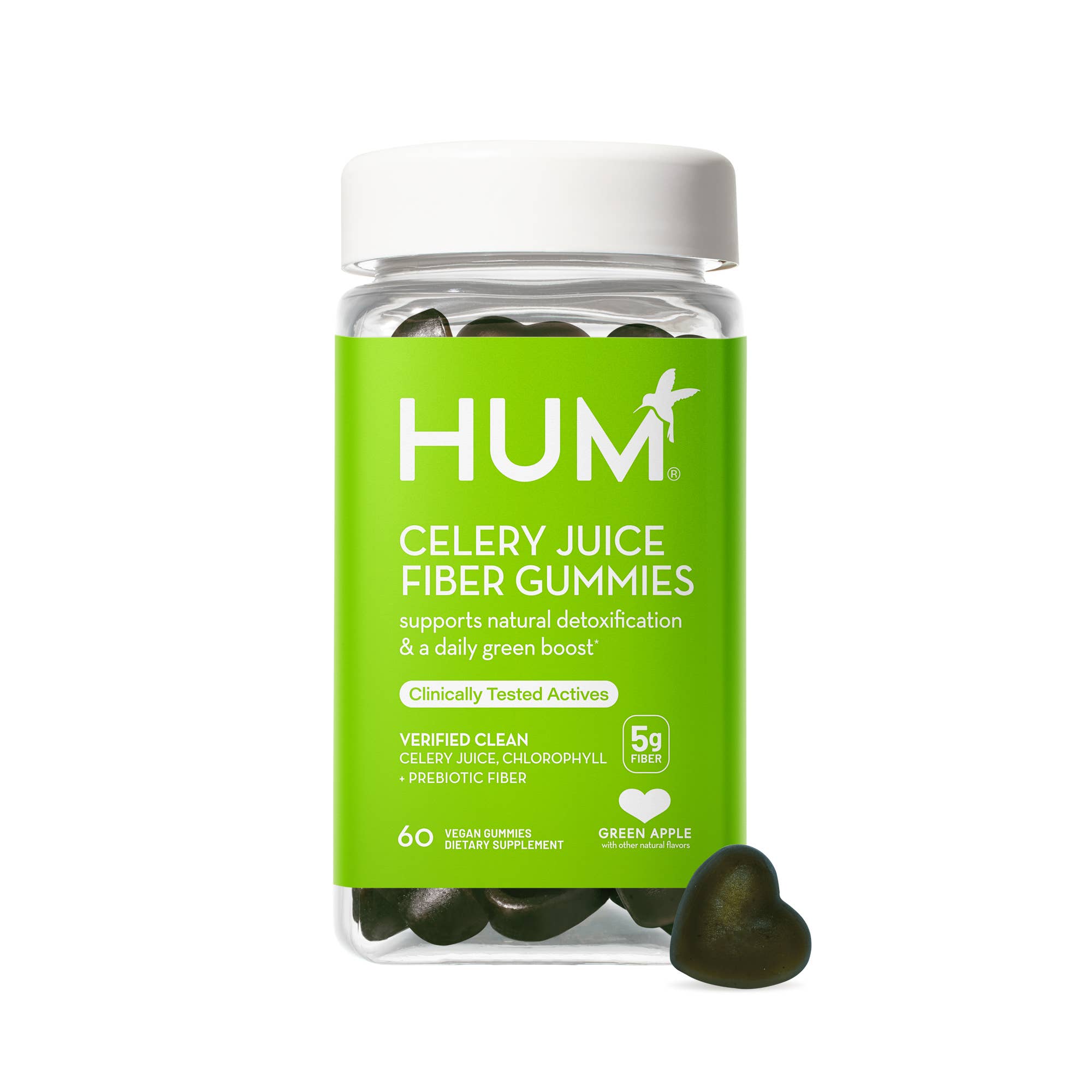 Hum Nutrition - Wholesale Oral Supplement/Vitamin - CELERY JUICE FIBER GUMMIES FOR ADDED FIBER & DETOX