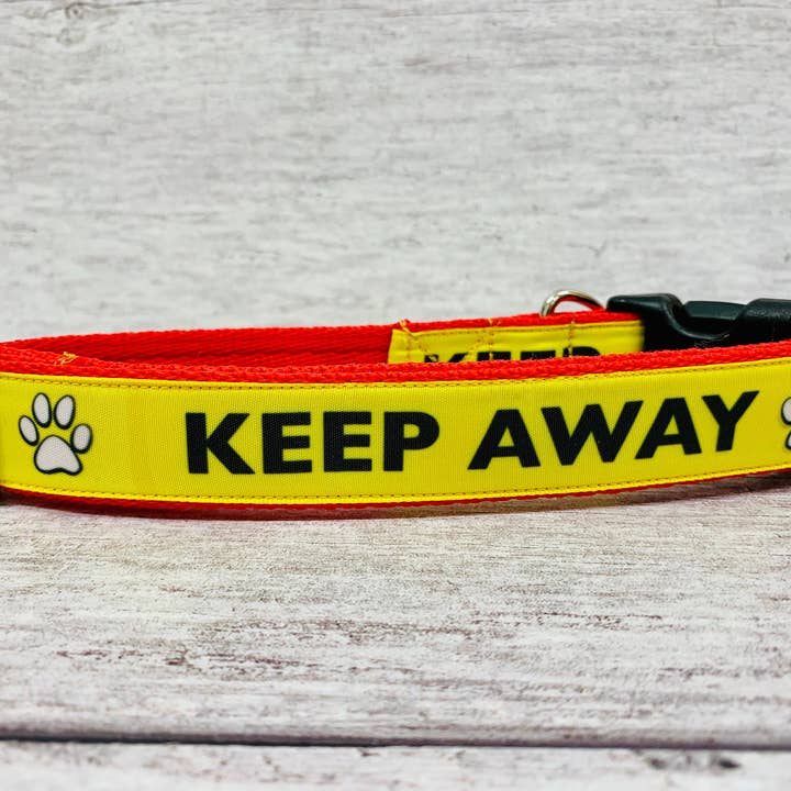 Keep Away Hondenhalsband Alert halsbanden **Nerveus** ANGSTIG voor wholesale door Dottie's Pet Boutique