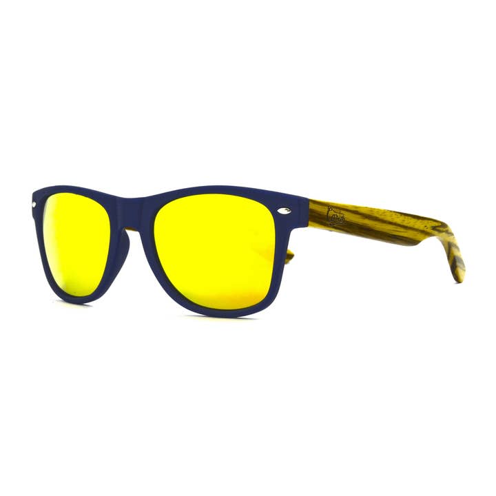 SOLBRILLER - 118 - WAY - NAVY - GUL for engroshandel hos Castor Sunglasses