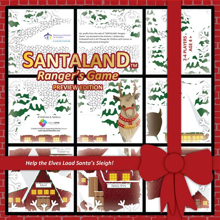 Opus One Studios - Wholesale Board Game - SANTALAND (R): Board Game