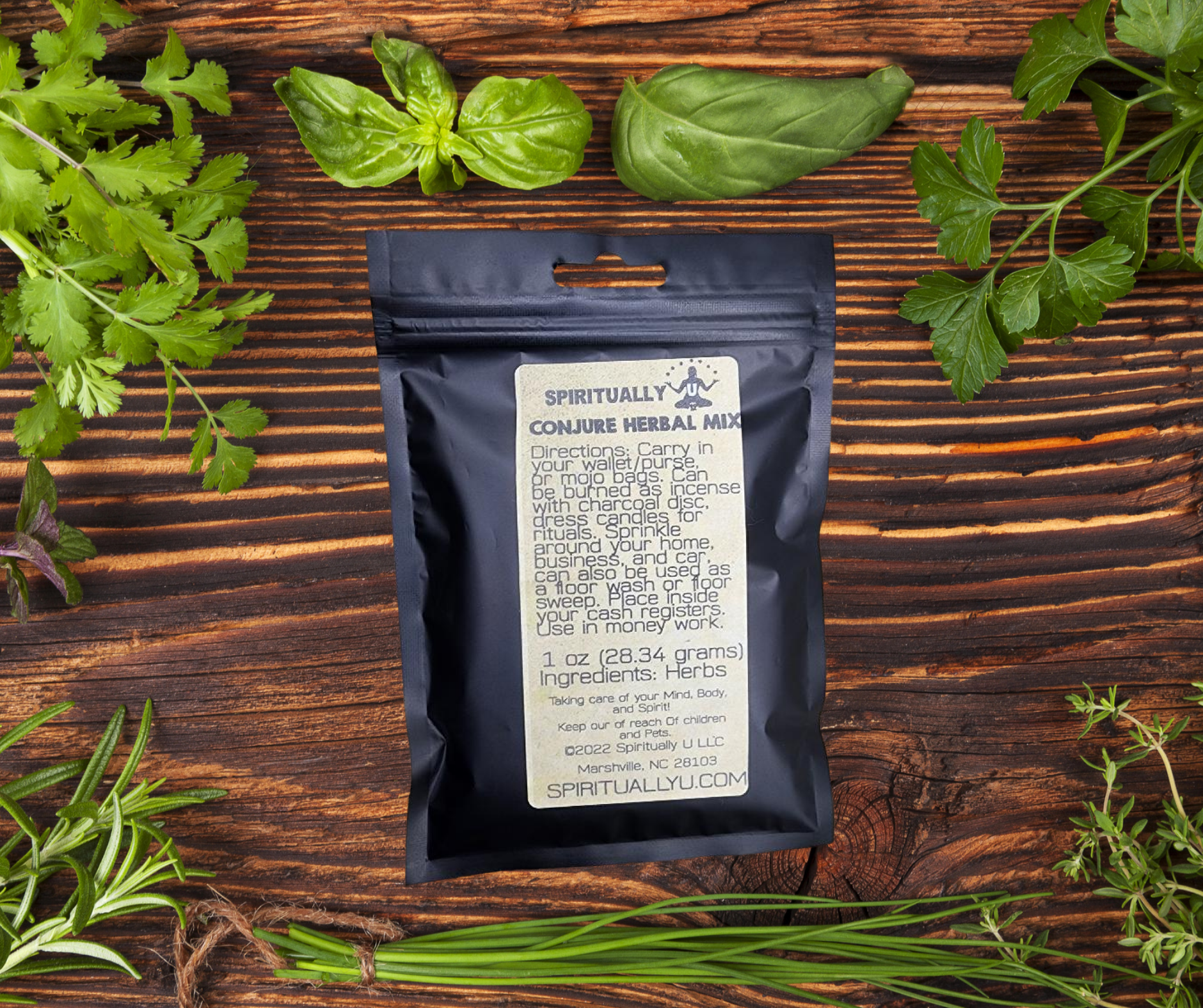 Spiritually U LLC - Wholesale Wierrookstick - Gelukkig Leven Tover Kruidenmix – 1 oz1