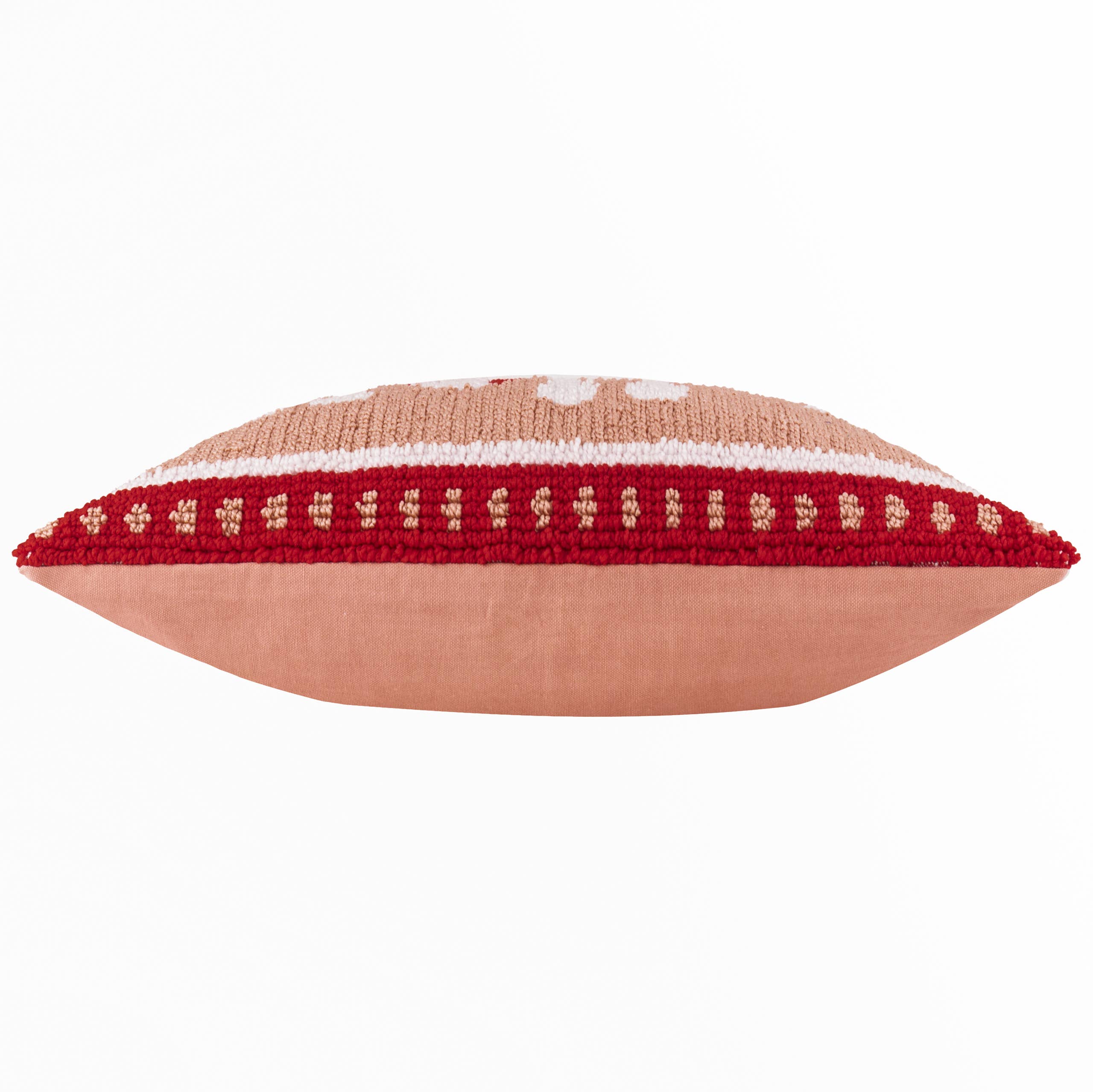 Rose/Rouge Coussin Touffeté Candy Ho Ho Ho Rose/Rouge en vente sur Faire3