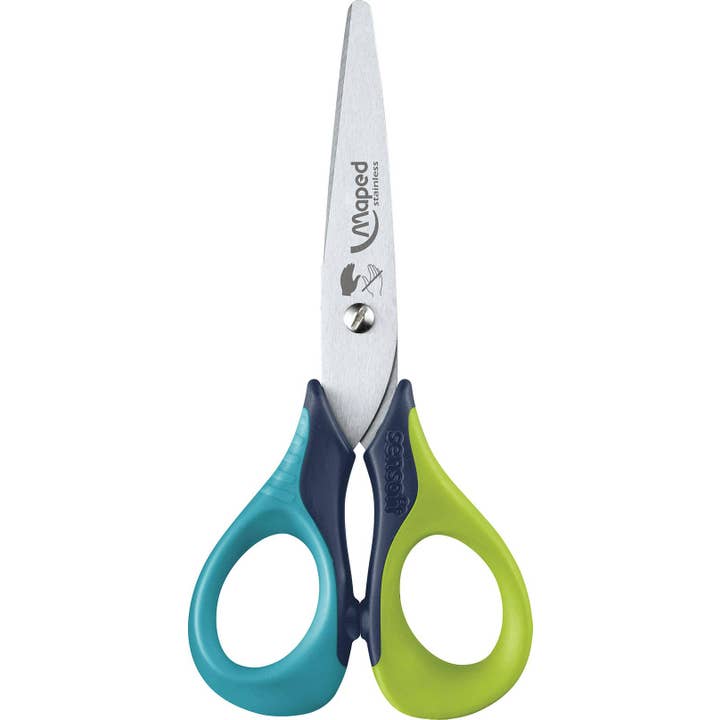 Janod - Wholesale Scissors - Sensoft Left-Handed School Scissors with Flexible Handles 5"2