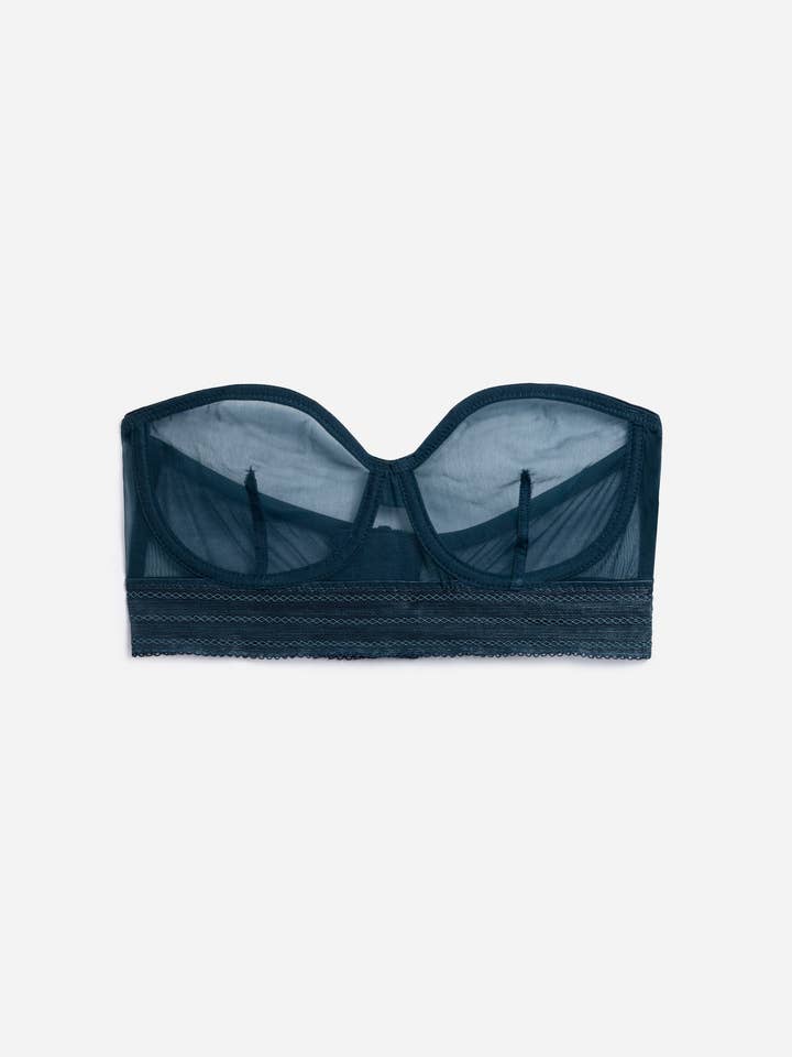 Bare Underwire Strapless Bra | Teal for wholesale by Else Lingerie