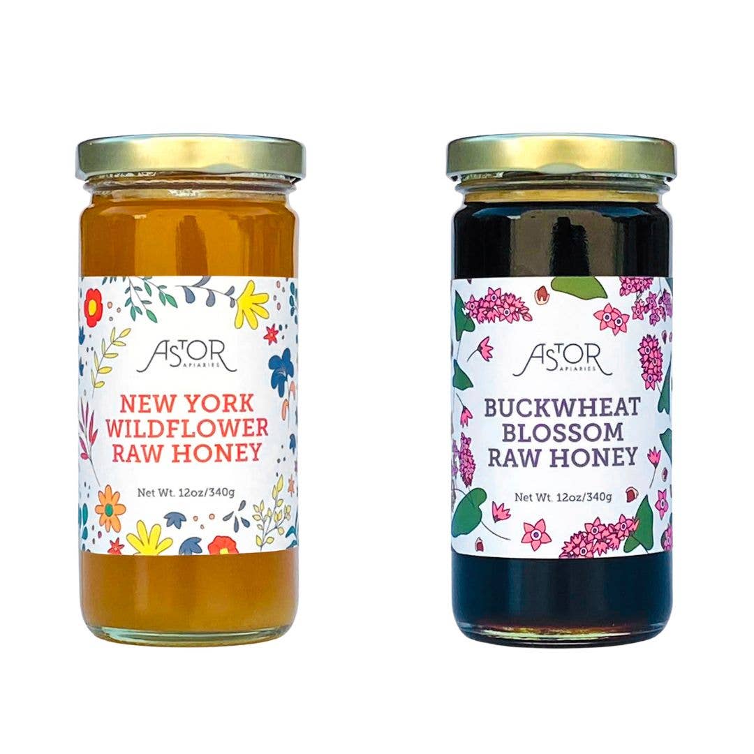 Astor Apiaries - Wholesale Honey - 2-Varietal Raw Honey Case6