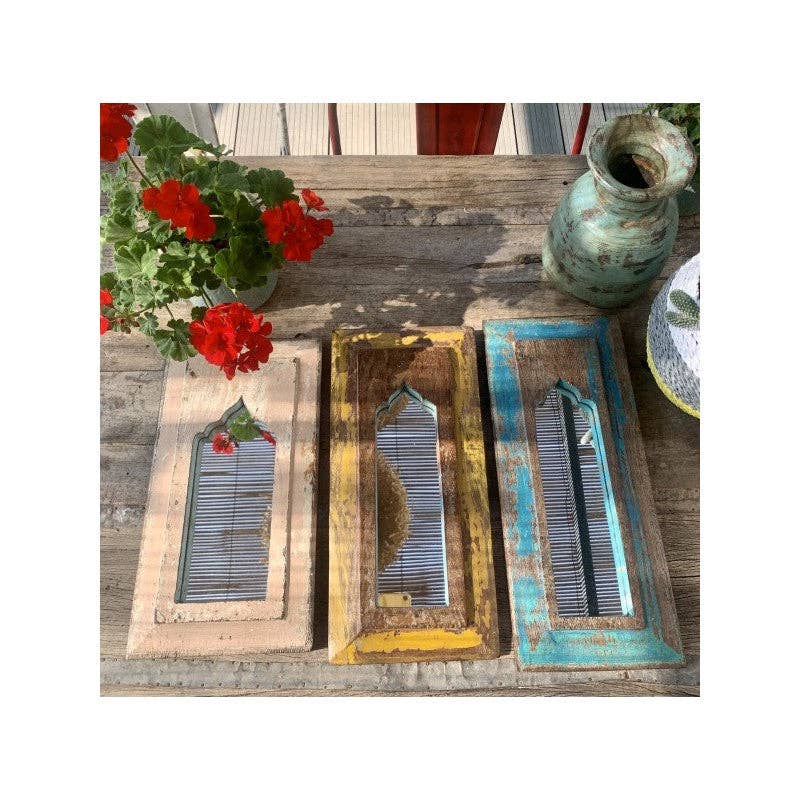 Paloma Black (Casa Natura Design, S.L.) – wholesale Wall mirror – Mixed Lot Of 3 Rectangular Minaret Mirrors1