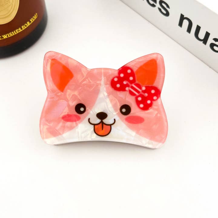 TheDivaSoap - Wholesale Hair Clip - Women's - Cute Animal Head Claw Hair Clips, Panda, Cat & Dog Hair Clip8