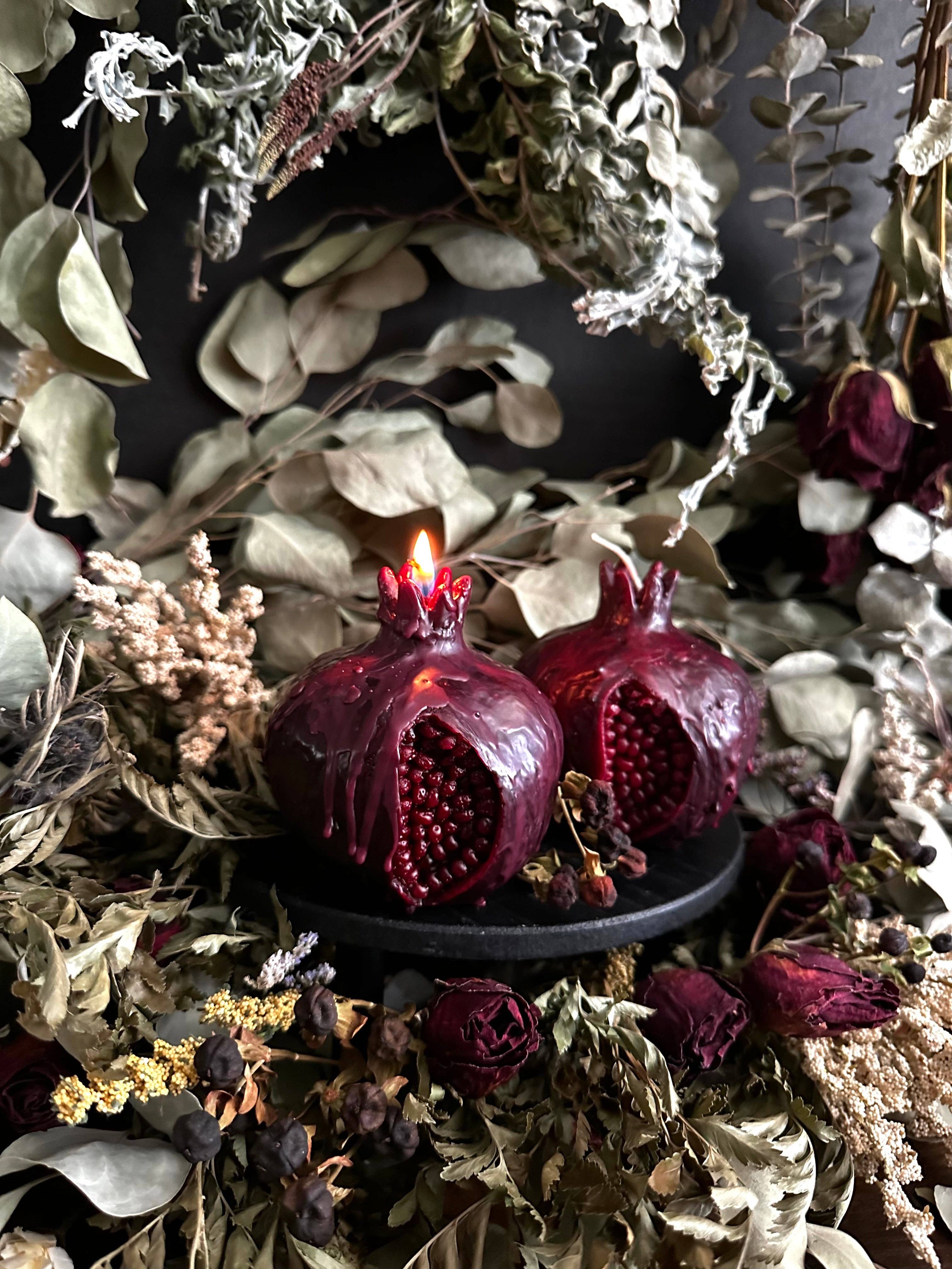 ComaVVitch - Wholesale Novelty Candle - Pomegranate Candles | Witchcraft Supplies | Altar Candles 1