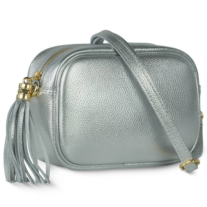Metallic Calf Leather Crossbody Bag for wholesale by TAKEASY