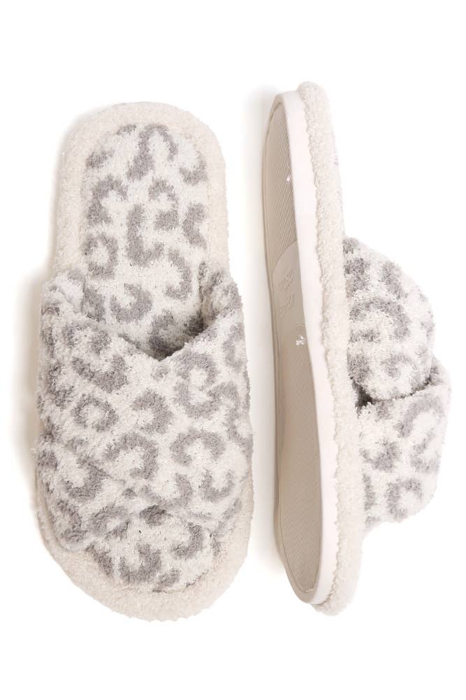 Hana - Wholesale Slippers - Women's - Leopard criss-cross slippers14