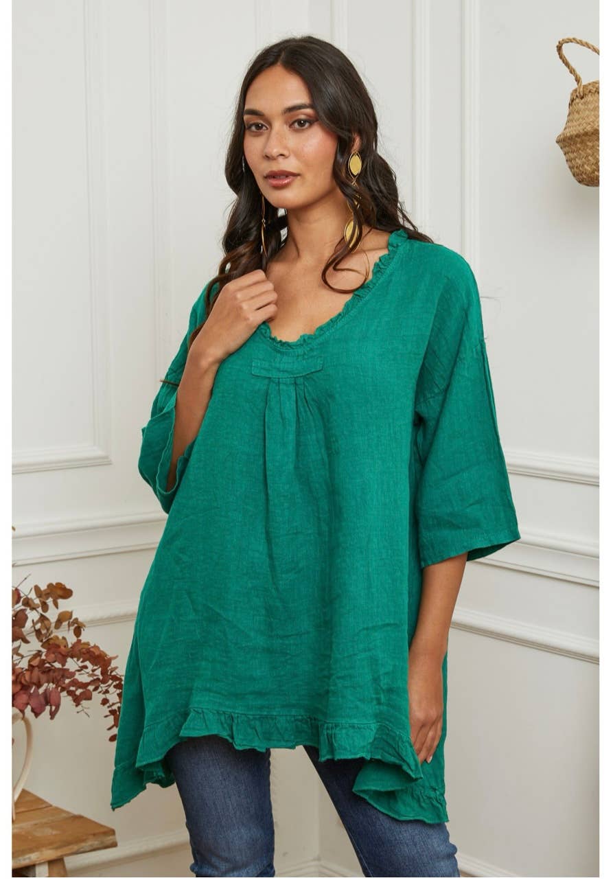 LÉA & LUC - Wholesale Tunic - Women's - 100% Linen Tunic REF.1076860