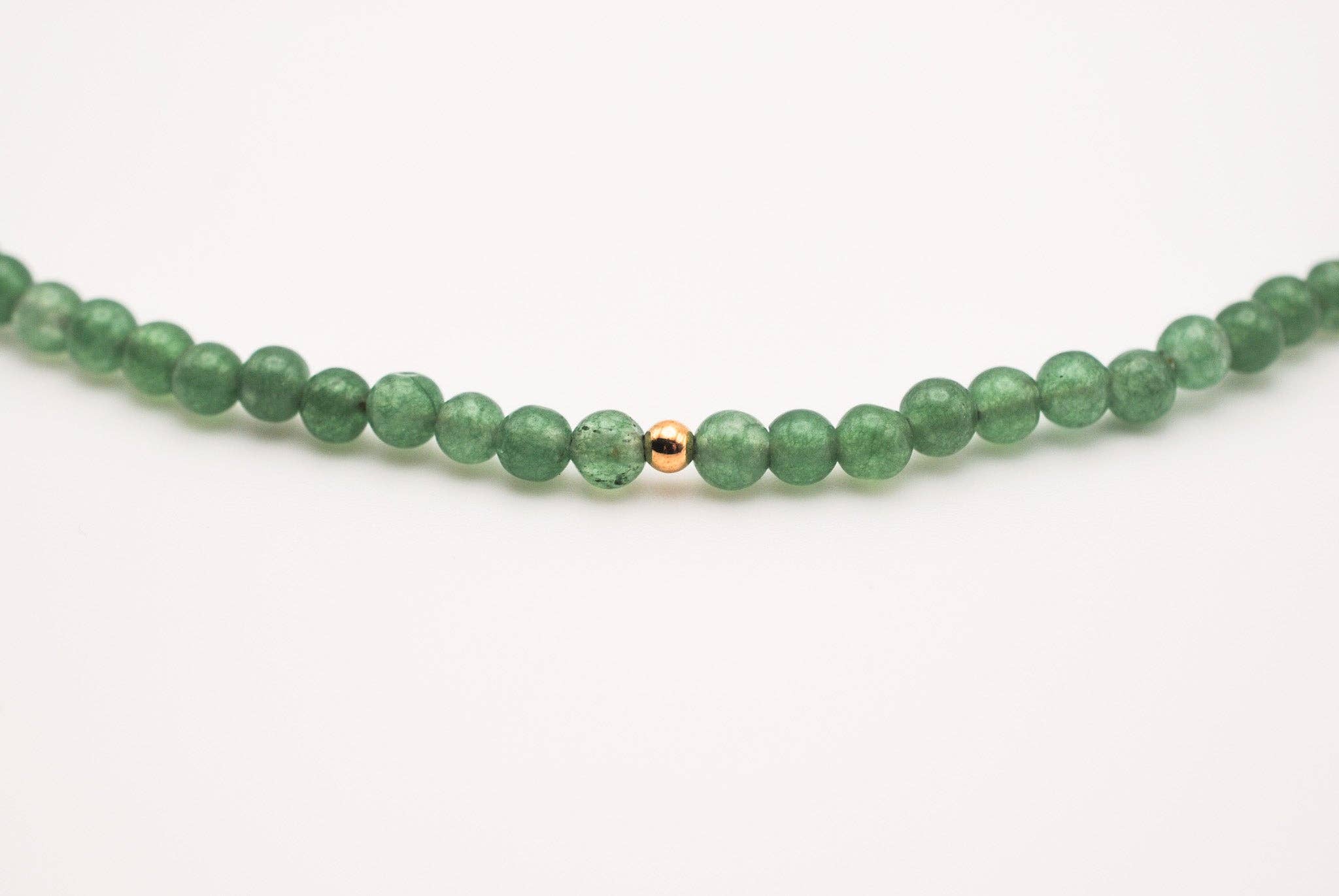 Ripple | Reiki Infused Jewelry - Wholesale Choker/Collar - Aventurine Solo Mini Choker1
