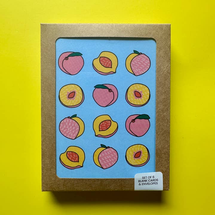 Juicy Peach Medley Boxed Card Set for wholesale by Majestik Magnolia