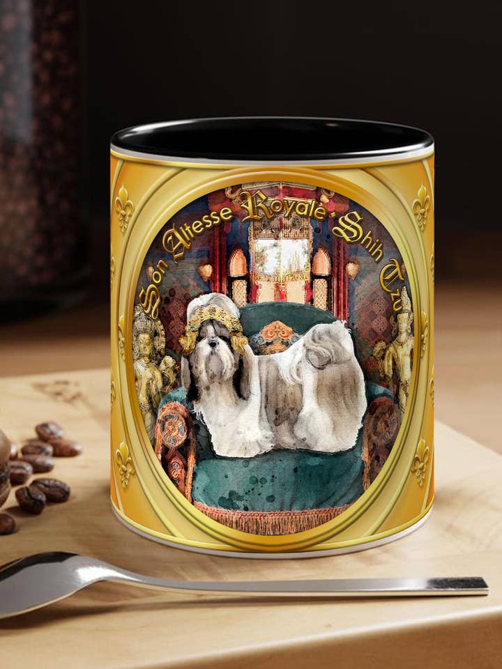 MUG Hund - SHIH TZU - Kollek. "Seine Königliche Hoheit" für den Großhandel von Miss Iz