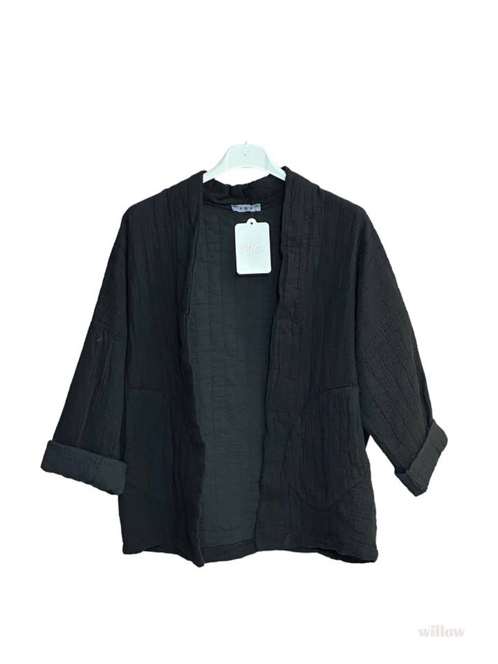 Moonsun - Wholesale Jacket - Women's - #5230 cotton-gauze kimono-style jacket