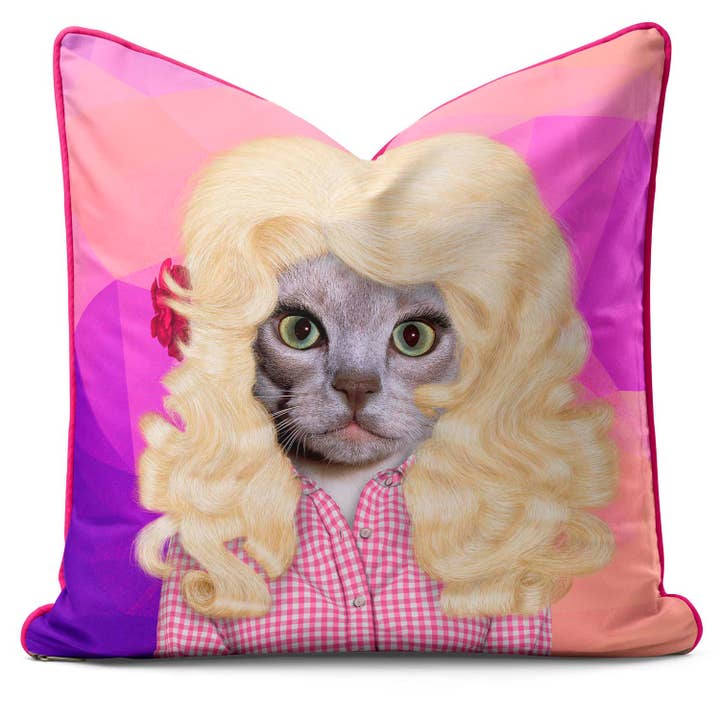 Country Geometric - Pets Rock Cushion for wholesale by ART CUSHIONS