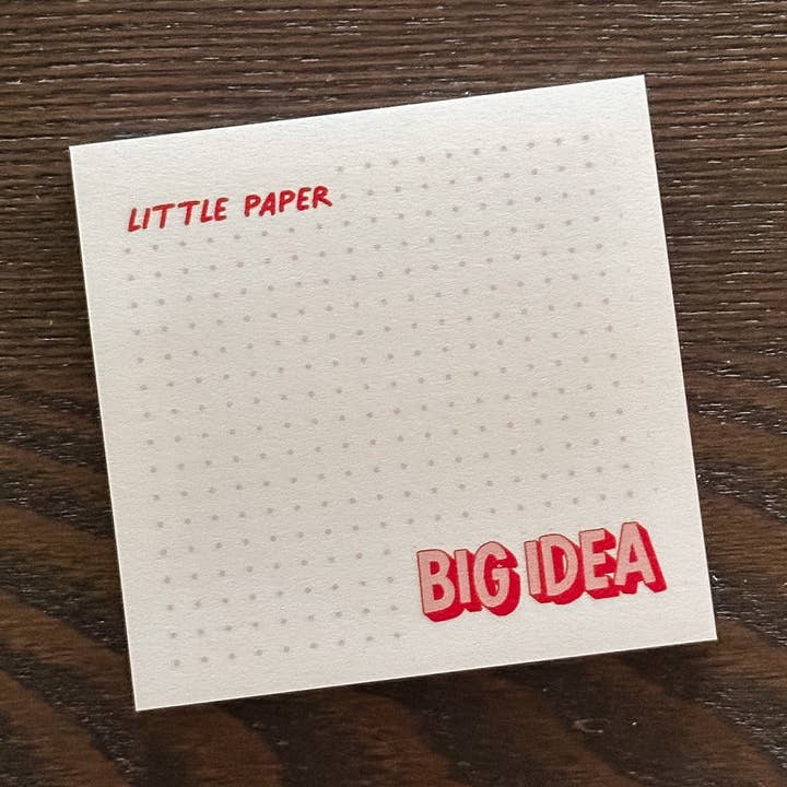 Little Paper Big Idea Post-it® | Funny Sticky Notes for wholesale by Erin Dayhaw