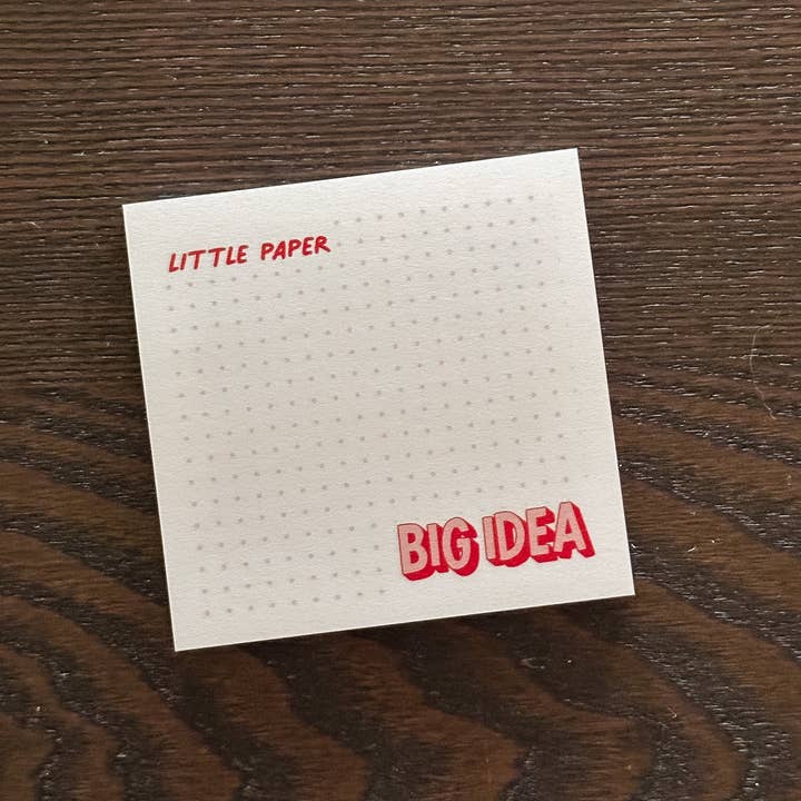 Little Paper Big Idea Post-it® | Funny Sticky Notes for wholesale by Erin Dayhaw