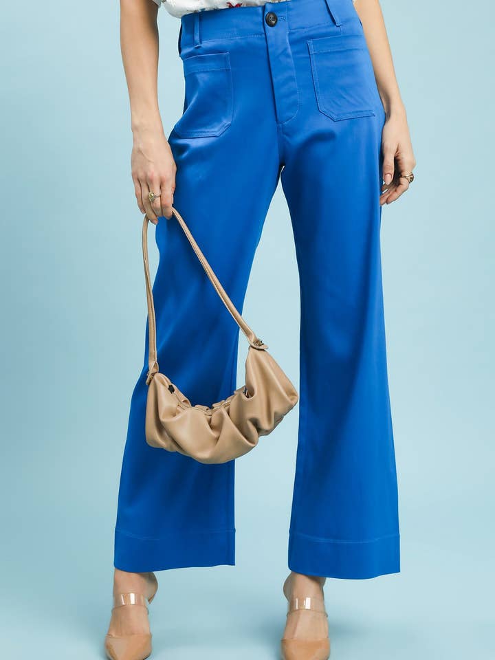 Calças Justas com Botão por atacado de Vanilla Monkey