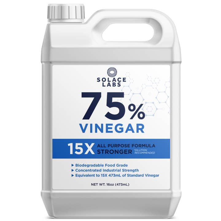 Solace – wholesale Antibakteriell rengöring – 75% Ren Ättika - 15X Koncentrerad Industriell Kvalitet Bio D