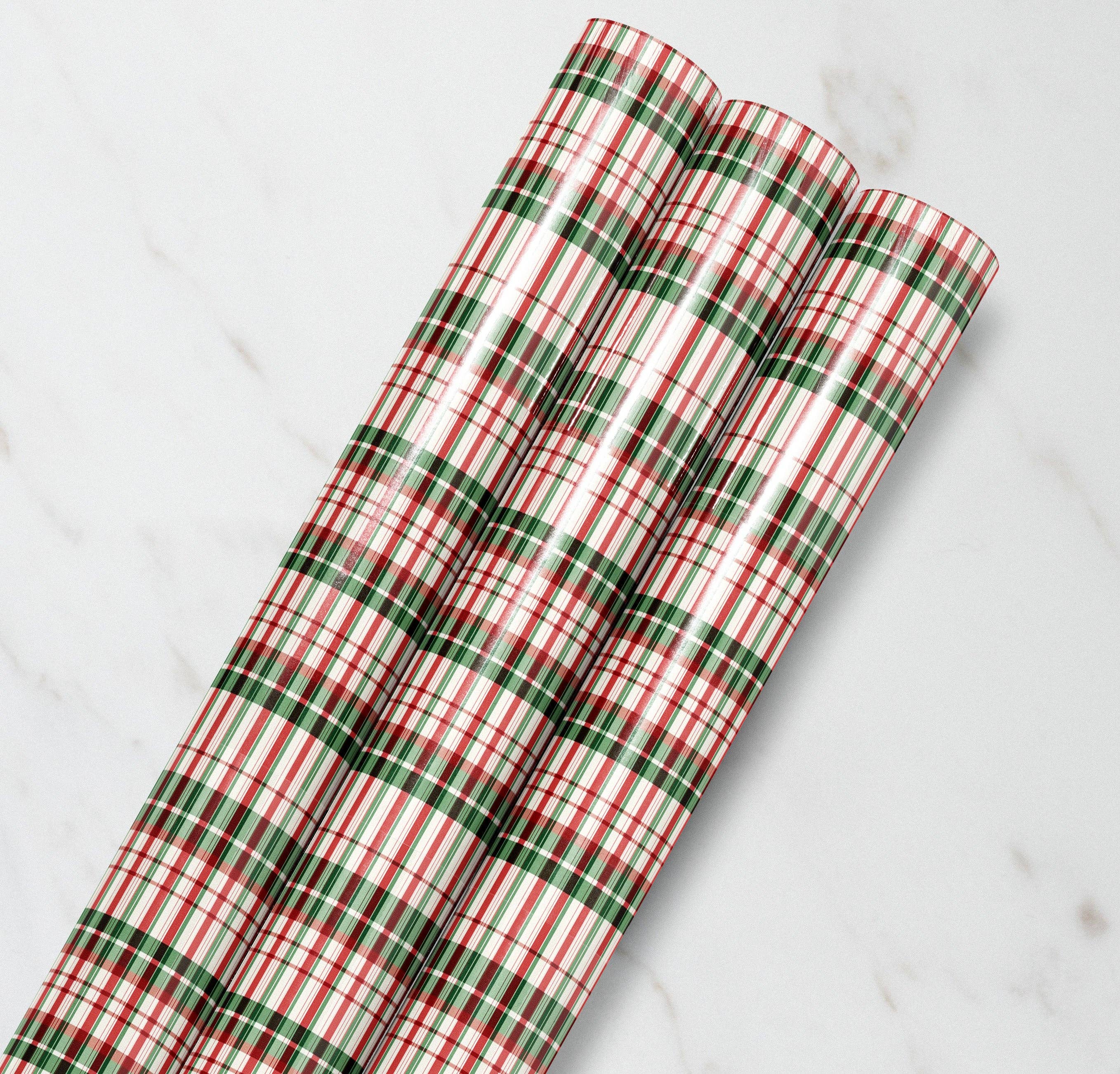 MagicMerchEmporium - Wholesale Wrapping Paper Roll - Rustic Tartan Wrapping Paper5